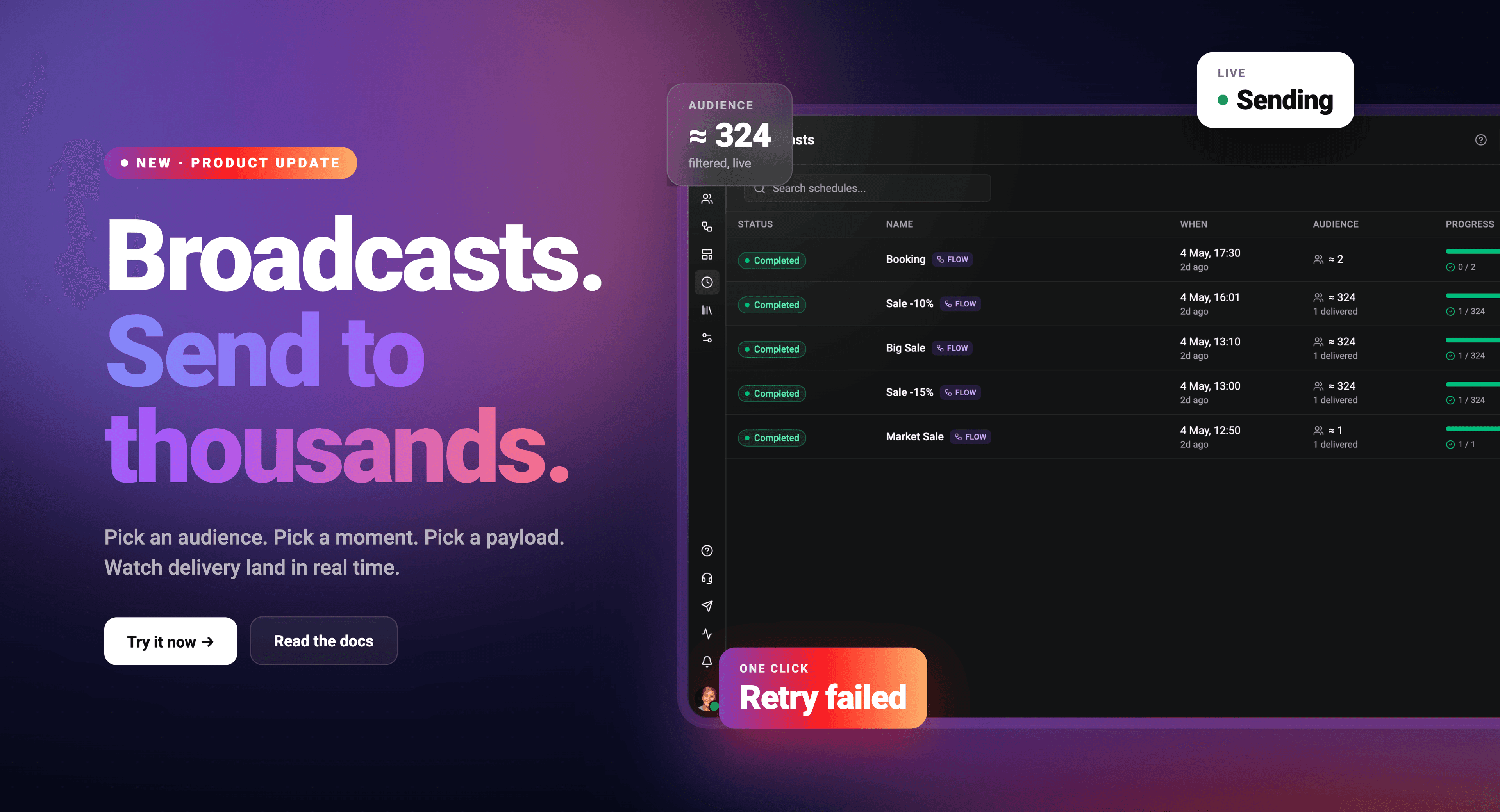 Broadcasts