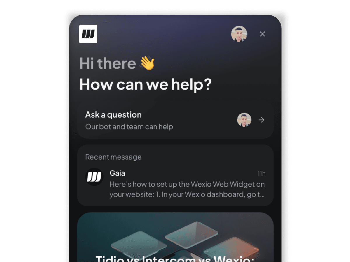 A home screen you design