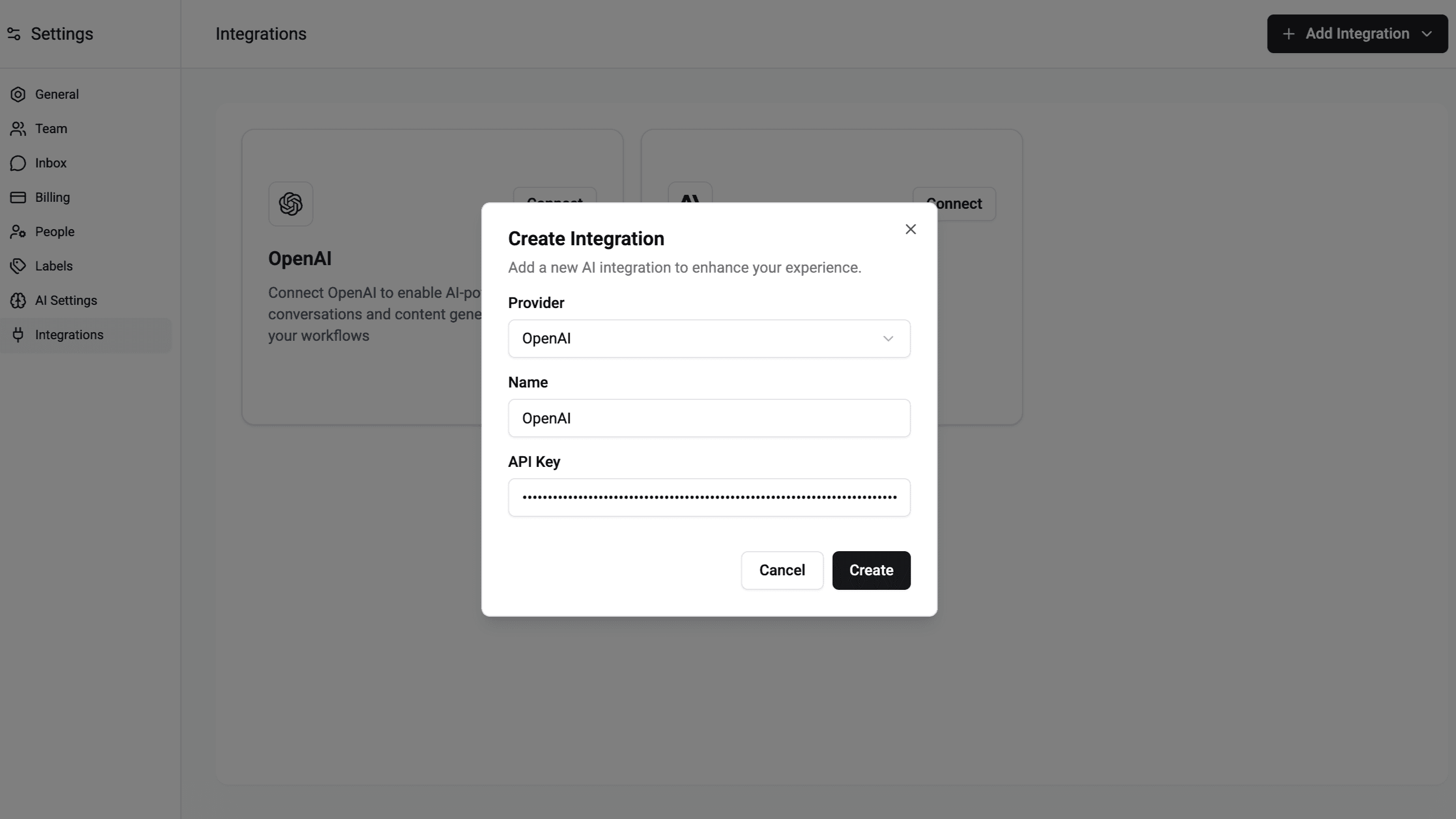 Connect Your AI Provider
